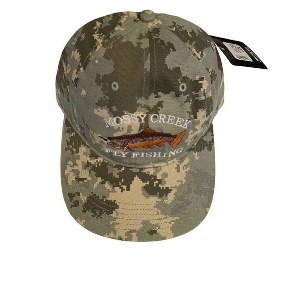 Richardson Mossy Creek fly fishing embroidered hat baseball cap NWT camouflage - Picture 1 of 4